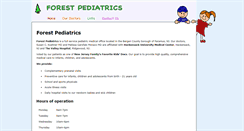 Desktop Screenshot of forestpeds.com