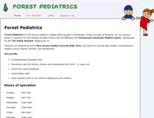 Tablet Screenshot of forestpeds.com